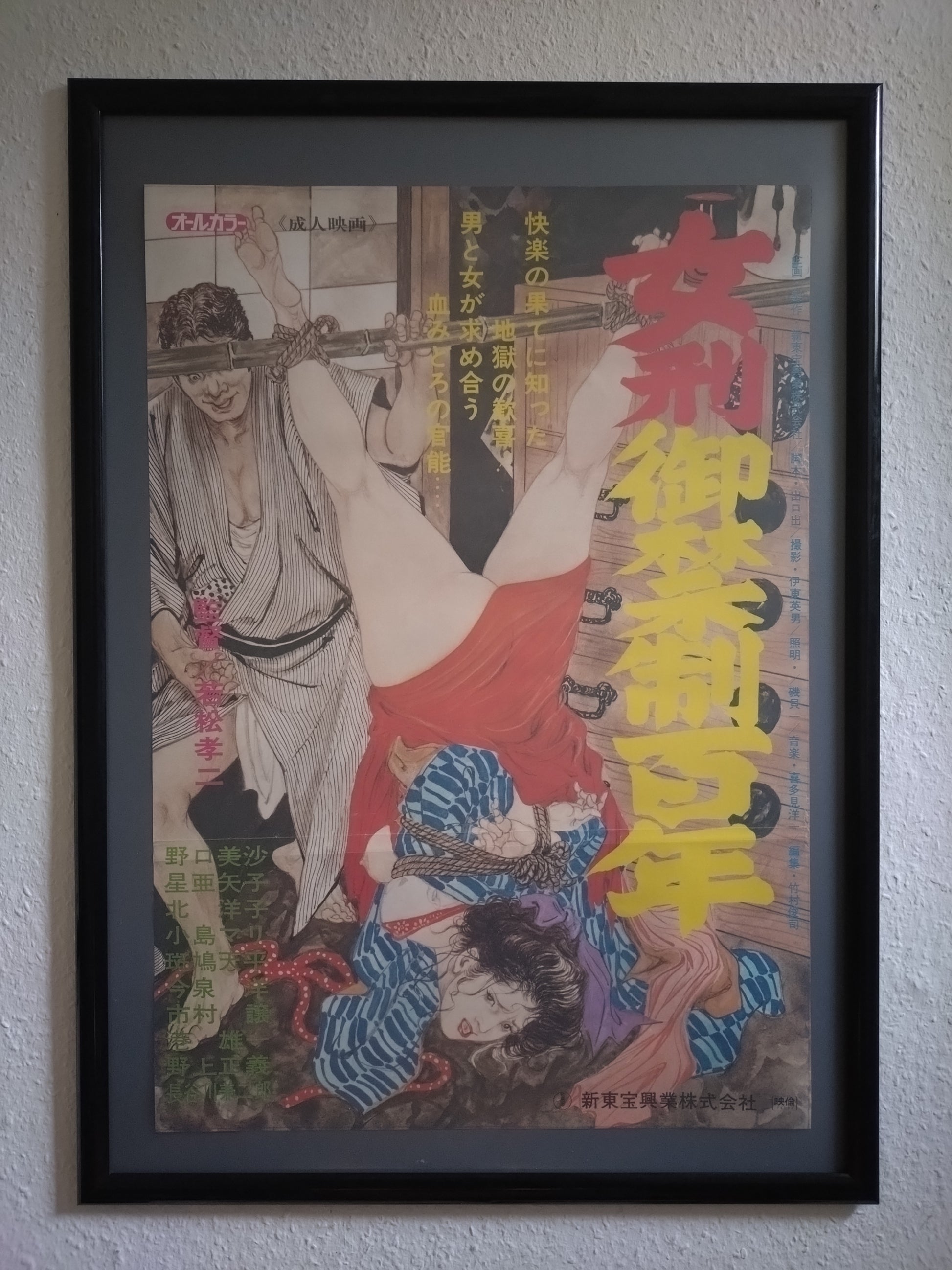 "Torture Chronicles Continues: 100 Years" Original Release  Japanese Movie Poster 1977 B2 Size (51 x 73cm) #53