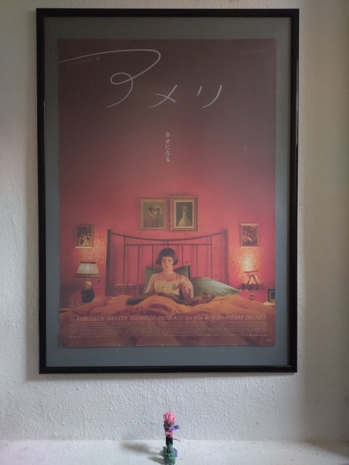 "Amelie" Original Release  Japanese Movie Poster (Red Version) 2001 B1 Size (106.7 x 76.2 cm) #63